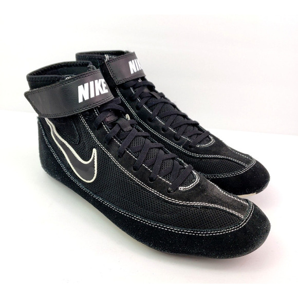 Nike Speedsweep Vii 7 Mens Size 11.5 Black Athletic Wrestling Shoes 366683-001 - Picture 1 of 13